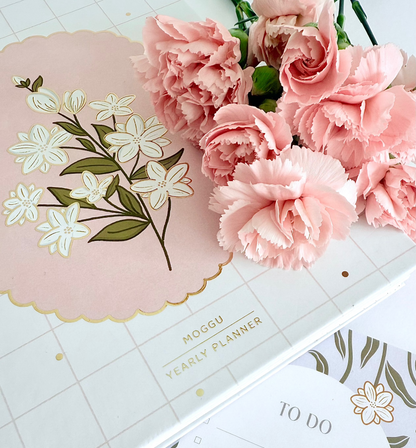 Yearly Planner 2026 : Sakura Pink