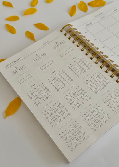 Yearly Planner 2026 : Jacaranda Blue